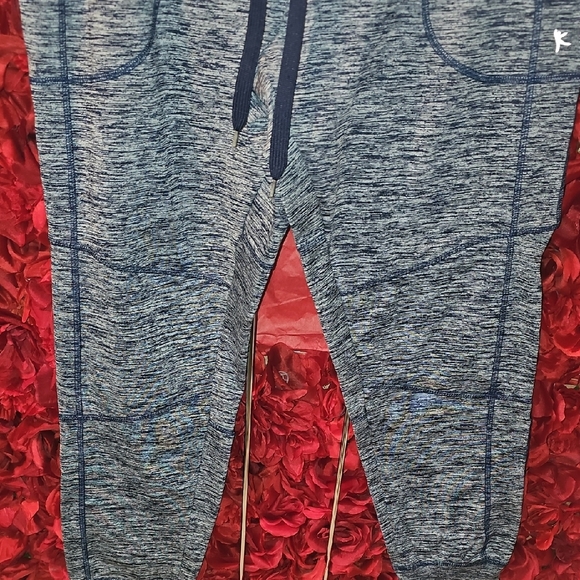 Danskin Now Blue Heathered Activewear Pants Size Large - Picture 2 of 8